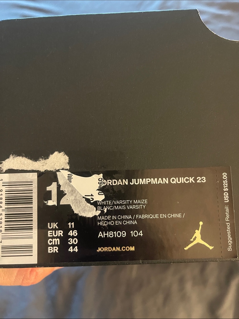 Jordan Jumpman Quick 23 Men's Shoes - White / Varsity Maize